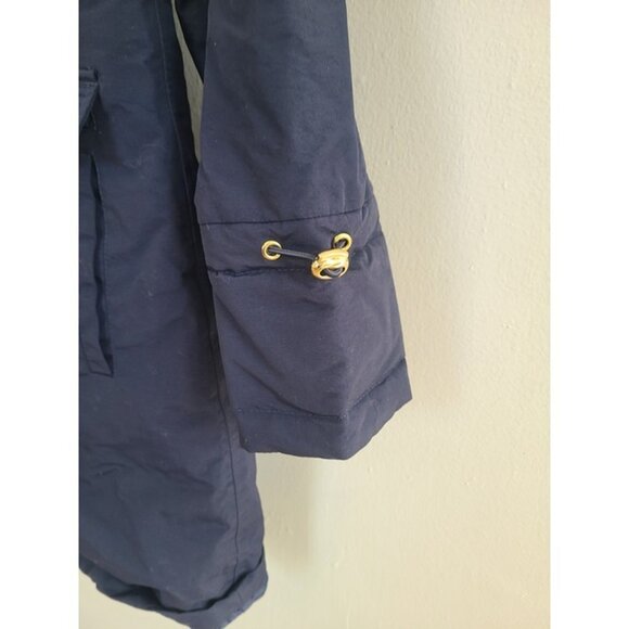 Saint James STE CLAIRE Long Sherpa Lined Rainproof Parka Women's Size 8 - Picture 11 of 12